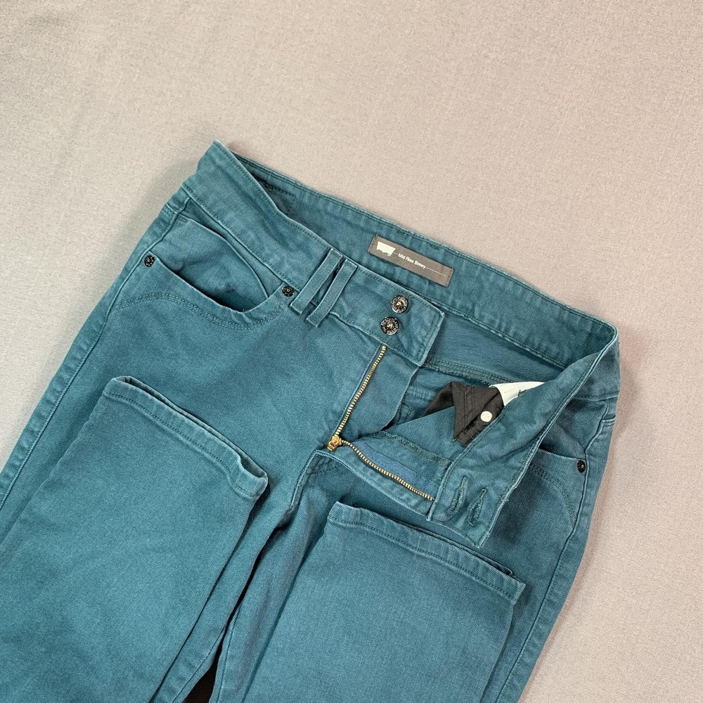 Levi's Jeans Womens 8 M Blue Medium Wash Mid‎ Rise Skinny Stretch Denim 32x30